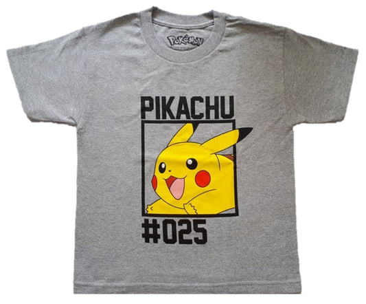 Camiseta Pokémon Pikachu Número 25