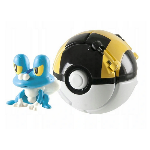 Froakie Con Ultra Ball Figura Pokémon Tomy Takara