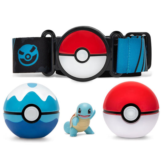 Pokémon Squirtle Set De Cinturón Y Pokebolas Wicked Cool Toys