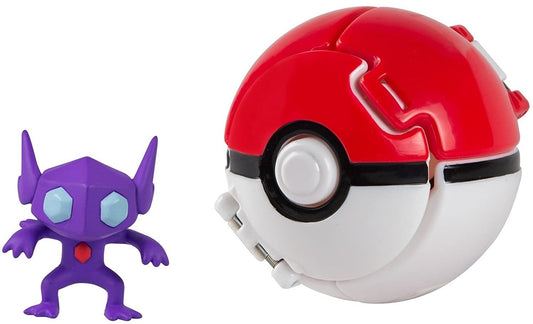 Sableye Con Poké Ball Figura Pokémon Tomy Takara